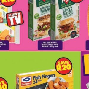 Burgers at Shoprite