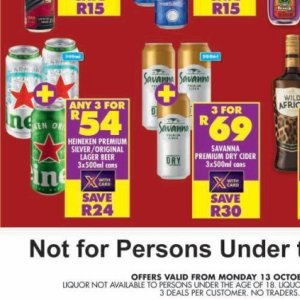 Beer at Shoprite