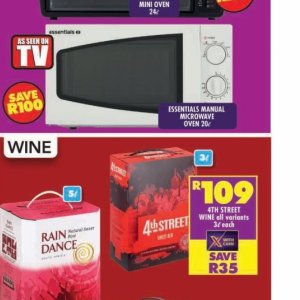 Oven at Shoprite