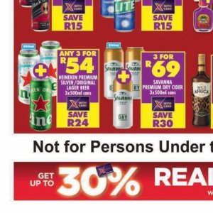 Beer at Shoprite