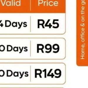 Smartphone huawei  at Cell C