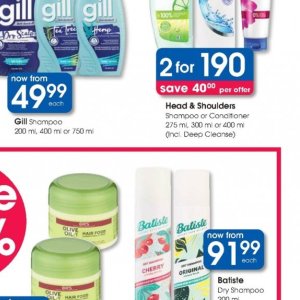 Shampoo at Clicks