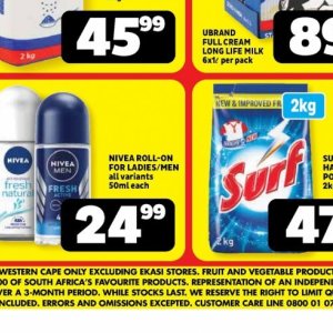 Roll-on nivea  at Usave
