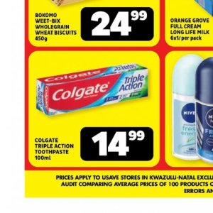 Toothpaste colgate  at Usave