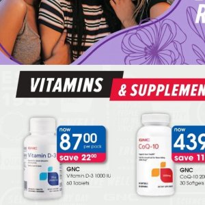 Vitamins at Clicks