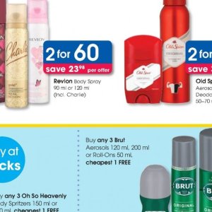 Body spray at Clicks