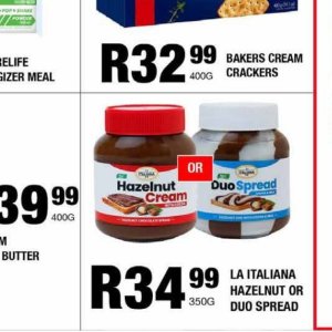 Hazelnut cream at Take n Pay