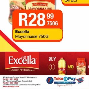 Mayonnaise at Take n Pay