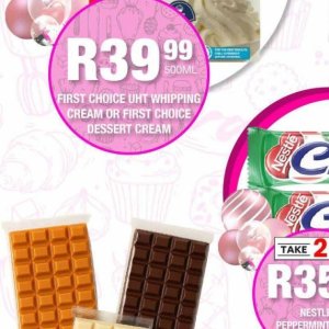 Dessert at Take n Pay