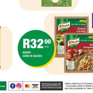 Sauces at Take n Pay