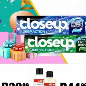 Toothpaste at Take n Pay
