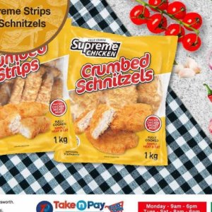 Schnitzel at Take n Pay