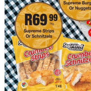Schnitzel at Take n Pay