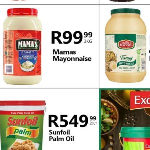Mayonnaise at Take n Pay
