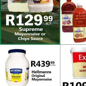 Mayonnaise at Take n Pay