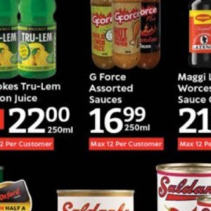 Sauces at Oxford freshmarket