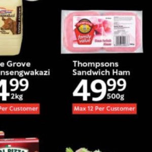Ham at Oxford freshmarket
