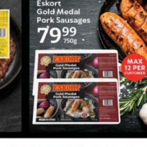 Sausages at Oxford freshmarket