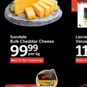 Cheddar at Oxford freshmarket