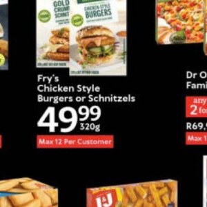 Schnitzel at Oxford freshmarket