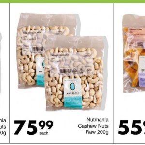 Cashew nuts at Save Hyper