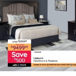 Headboard at Bradlows/Morkels