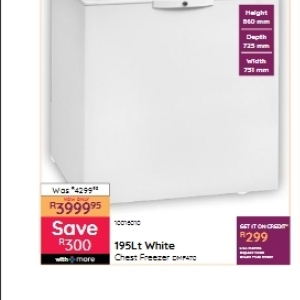 Freezer at Bradlows/Morkels