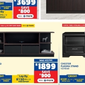 TV set at Russells