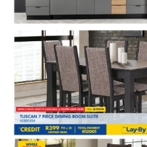 Dining room set at Russells