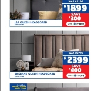 Headboard at Russells