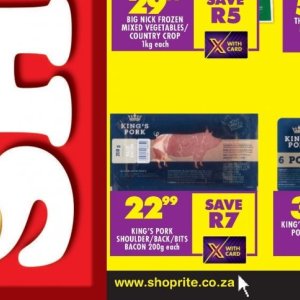 Bacon at Shoprite