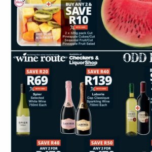 Wine at Checkers