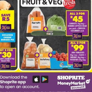 Carrots at Shoprite