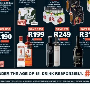 Gin at Checkers