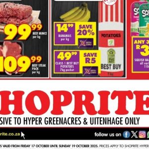 Potatoes at Shoprite