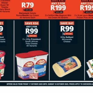 Cheese at Checkers