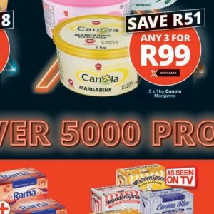 Margarine at Checkers