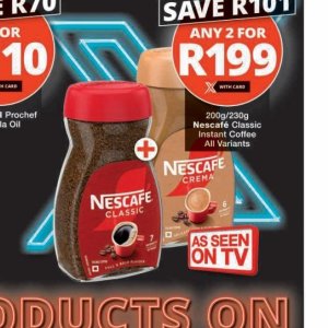 Coffee nescafe  at Checkers