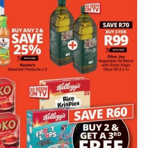 Olive oil at Checkers