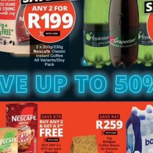 Coffee nescafe  at Checkers