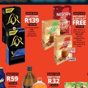 Coffee nescafe  at Checkers