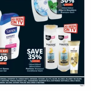 Shampoo at Checkers