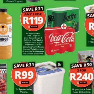 Fizzy drink at Checkers Hyper