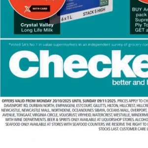 Seafood at Checkers