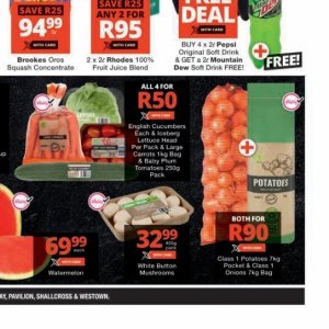 Potatoes at Checkers Hyper