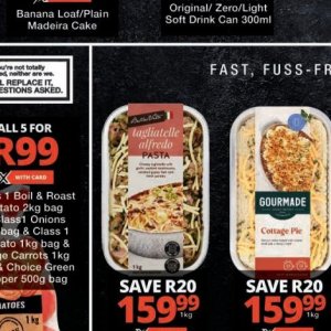 Pasta at Checkers
