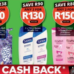Shower gel at Checkers Hyper