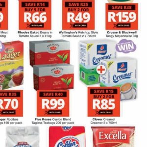 Tea at Checkers Hyper