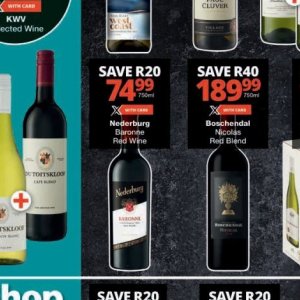 Wine at Checkers