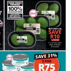 Avocado at Checkers